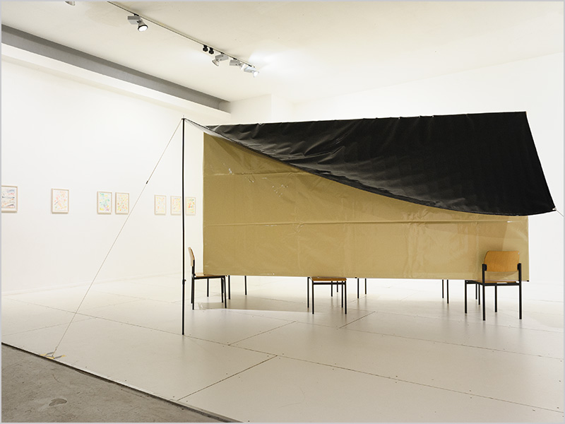 Ausstellung, 2018 AUSSEN OHNE INNEN , Galerie BRIGET STERN , Hamburg